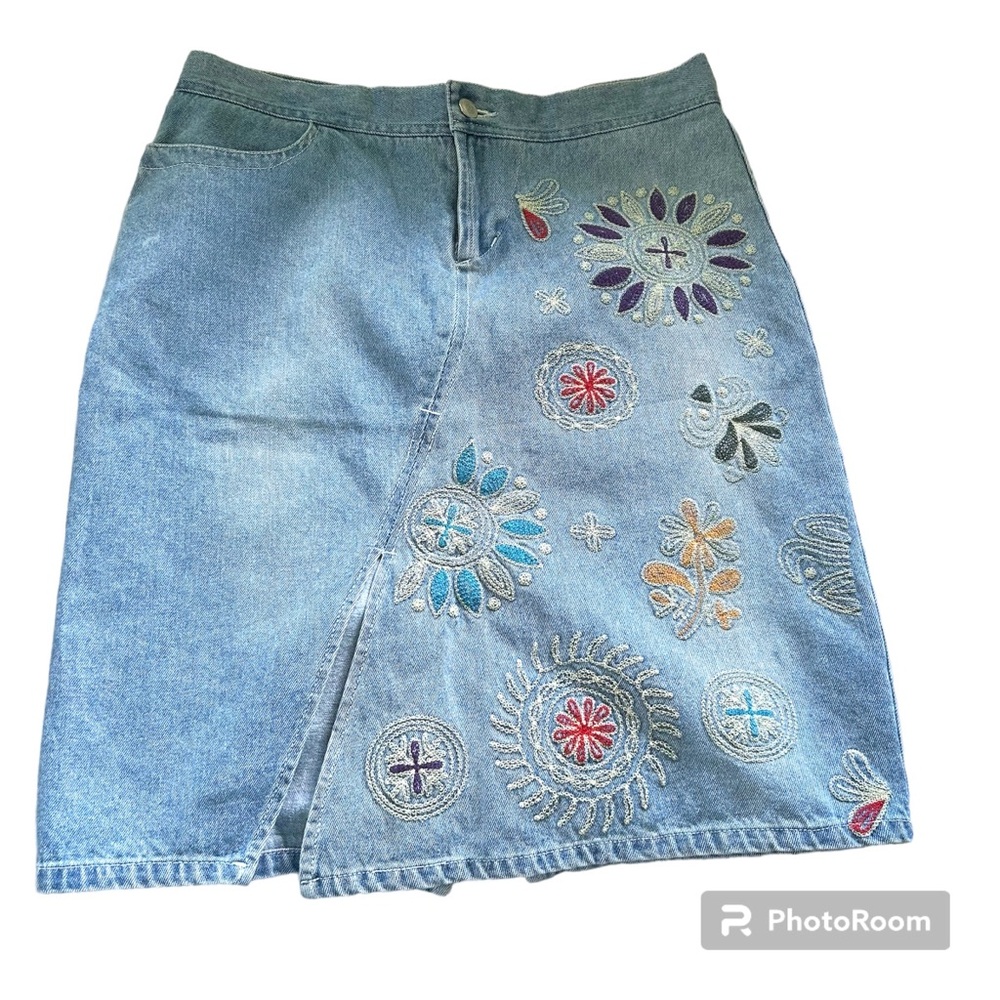 Clio Embroidered Skirt | 12